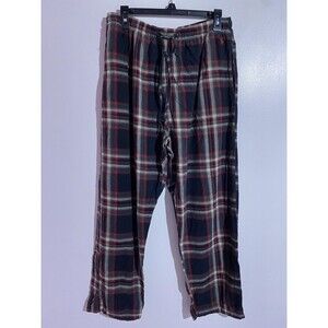 Polo Ralph Lauren Pajama Pants Mens Large Red Black Plaid Holidays Sleepwear